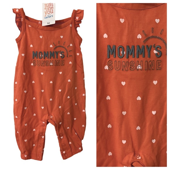 NWT Carters Jumper Mommy’s Sunshine Various Sizes - Picture 1 of 3